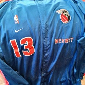Detroit Pistons team-issued Nike warmup jacket 3XL
